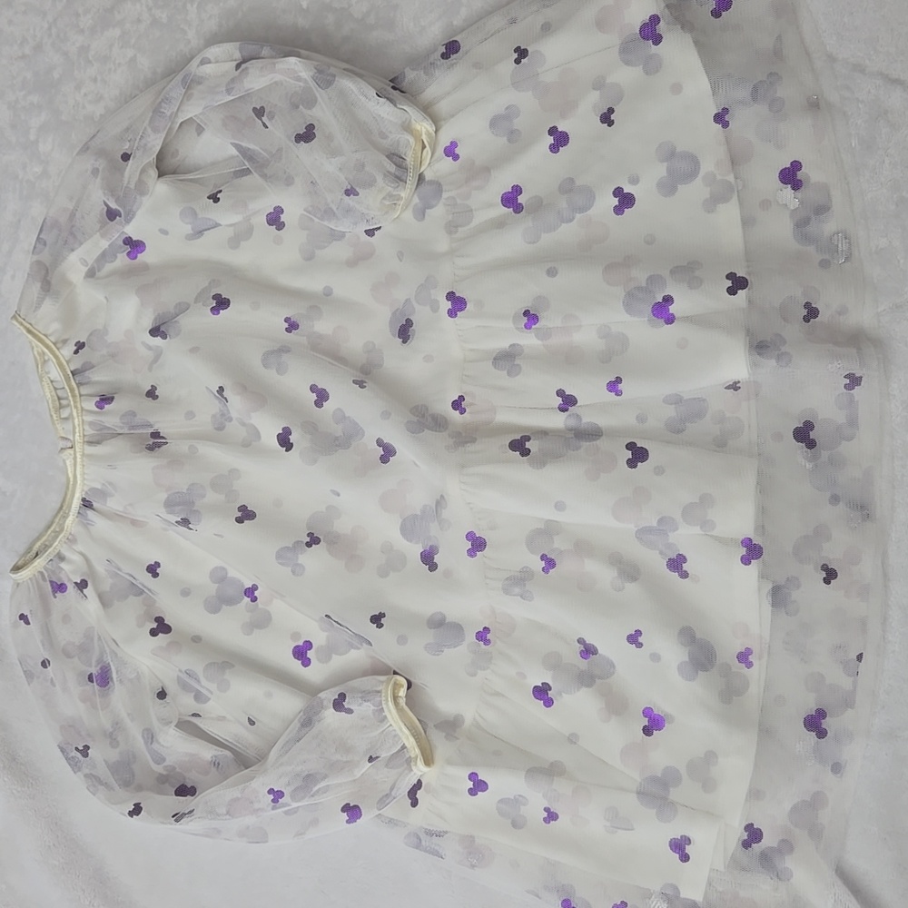 Disney‎ Junior Mickey A-line tulle overlay dress. Size 3T